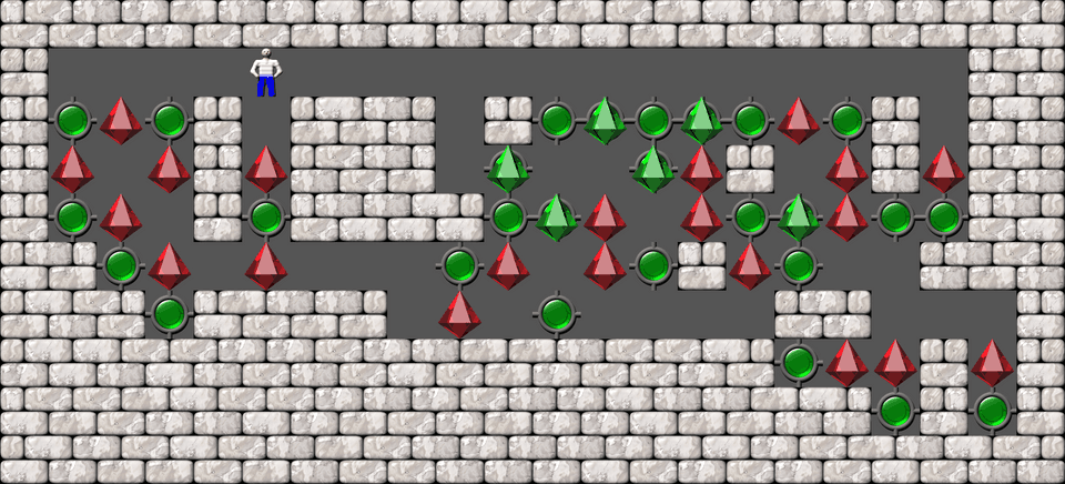 Сокобан More Bugs collections уровень 457